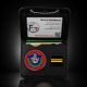 Porte-carte Douanes 2 volets avec grade, chaînette et médaille émaillée Porte commission d'emploie NOUVEAU FORMAT (CB) DOUANE...