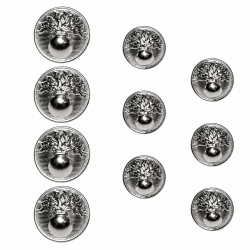 Lot de 10 boutons de vareuse argentés Gendarmerie – CTAGN / CSTAGN Boutons de vareuse Gendarmerie BDVGDLOTBoutons de vareuse ...