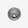 Bouton de vareuse argenté Gendarmerie 16 mm