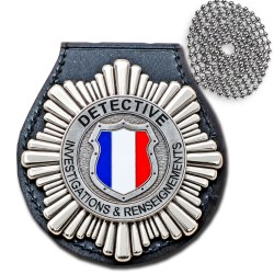 Plaque de Ceinture Detective Sécurité Privée PCEDPSécurité Privée