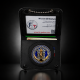 Porte-carte Douane maritime 2 volets avec chaînette et médaille 3D Porte commission d'emploi Douanes PCA003DMPorte commission...