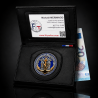 Porte-carte Douane maritime 3 volets administratif avec médaille 3D
