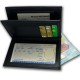 Porte-carte Douane maritime 3 volets avec médaille 3D et grade Porte commission d'emploi Douanes PCA006DMPorte commission d'e...