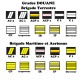 Porte-carte Douane maritime 3 volets avec médaille 3D et grade Porte commission d'emploi Douanes PCA006DMPorte commission d'e...
