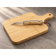 Planche à découper en bambou personnalisée avec couteau – 29 × 15 cm Planches à découper personnalisées PAD000Planches à déco...