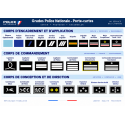 Grades de Porte Carte Police Nationale