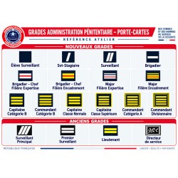 Grades de Portes Carte Administration Pénitentiaire -- Grades de Portes Carte GDPCAP-- Grades de Portes Carte
