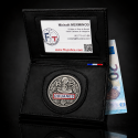 Porte-carte Douane 3 volets administratif avec médaille RF