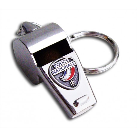 Porte clés police nationale Sifflet Accueil PCLP04Accueil