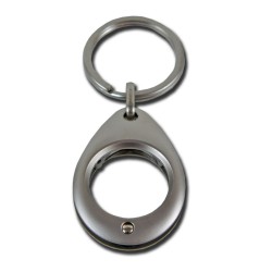 Porte clés Goutte + Jeton de Caddie Accueil PCL002Accueil