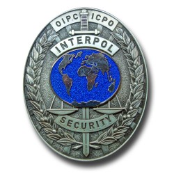 Plaque de Ceinture INTERPOL