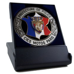 Médaille de Table Prefecture de Police Cie Motocycliste Nos réalisations MED104Nos réalisations
