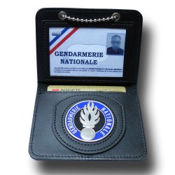 Porte-carte chaînette Gendarmerie – 2 volets administratif avec médaille Porte-Carte Gendarmerie PCA003GDPorte-Carte Gendarmerie