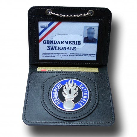 Porte-carte chaînette Gendarmerie – 2 volets administratif avec médaille Porte-Carte Gendarmerie PCA003GDPorte-Carte Gendarmerie