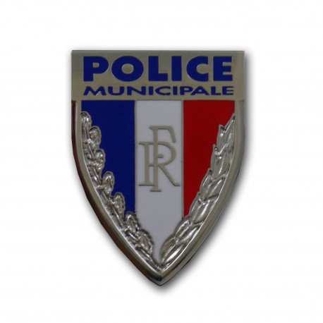 Insigne Police Municipale 45mm Accueil IPM02Accueil